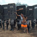 1. díj, Hír kategória, egyedi - Brazília, A Crítica/Zuma PressA brazíliai Amazonas államban egy nő próbál ellenállni a rendőröknek, akik ki akarják lakoltatni az illegális házfoglalókat egy Manaus városához közeli magánterületről. A kilakoltatási végzéseket pár nappal korábban kézbesítették ki az itt élő családoknak. A manausi lakáshiány ellen tüntető házfoglalókat a két órán át tartó összecsapás után kilakoltatták.