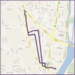 Bécsi út-Nagyszombat utcai kerékpárút és kerékpáros útvonal