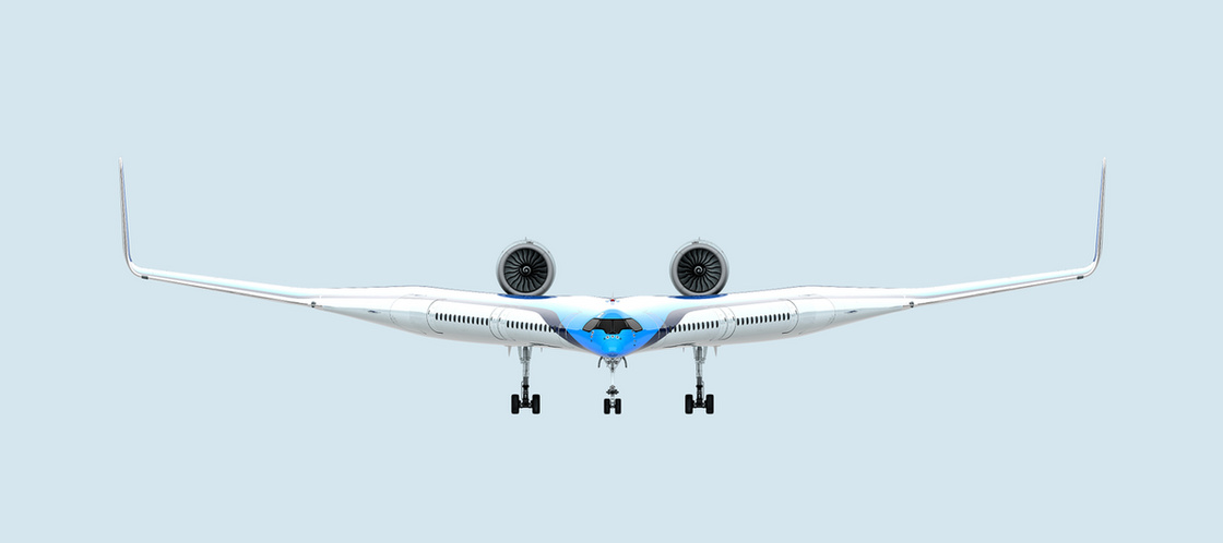 Futurisztikus, V alakú repülő mögé állt be a KLM - 2